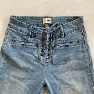 Amuse Society Lace Up Jeans